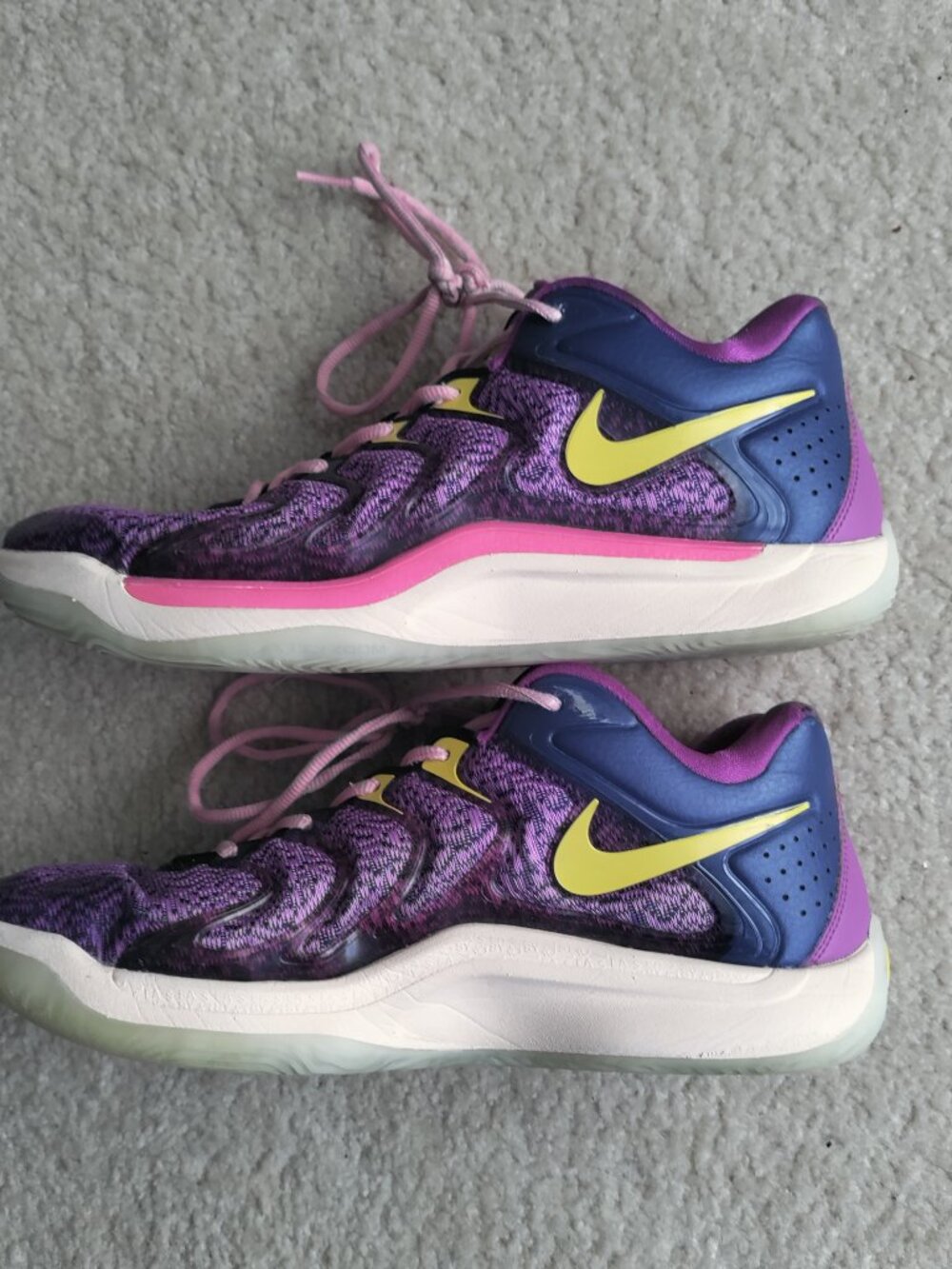 Nike KD 17 Vivid Purple FJ9487-400 Kevin Durant Basketball Shoes Men's Size 9